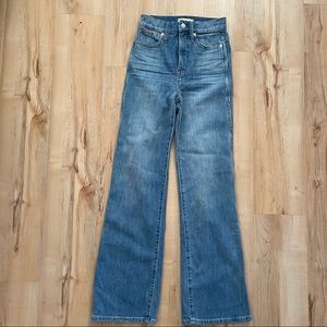 Madewell high rise flares